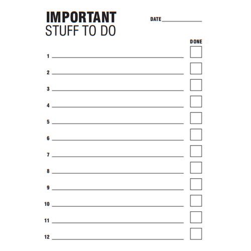 Important Stuff To Do Pads A5 210x148mm 80gsm 50 sheets_2